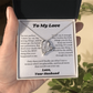 Forever Love Necklace Form Lover Husband for My Sweet Heart