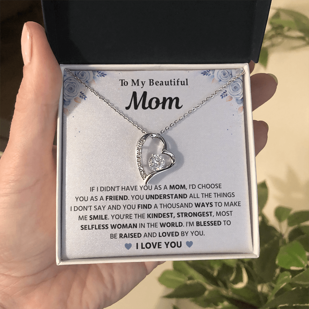 To My Mom - Happy Mothers Day - Love Knot Necklace