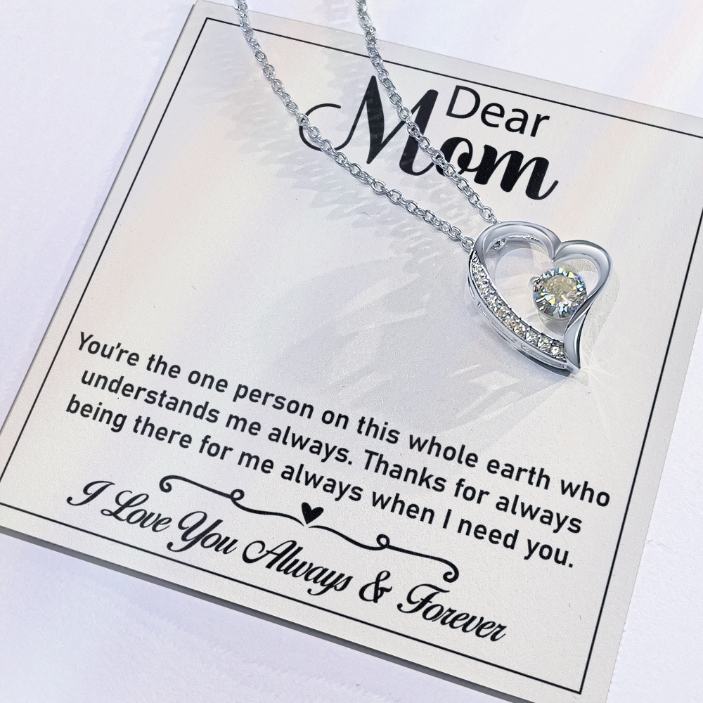 Forever Love Necklace – Elegant Jewelry Gift for New Moms, Perfect for Birthdays