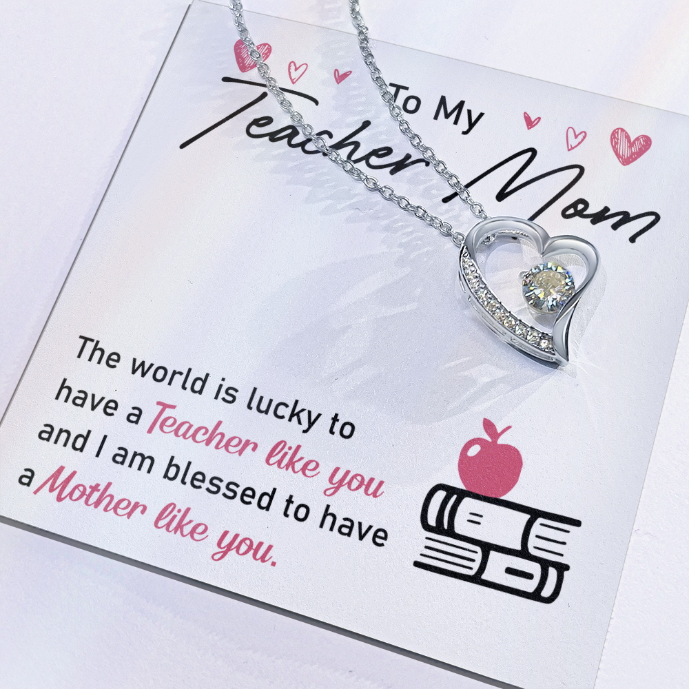 Elegant Necklace with gift box and heartfelt message