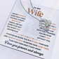 To My Beautiful Wife, I Love Spending Time With You - Forever Necklace