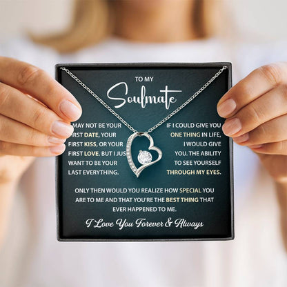 First Love First Kiss Necklace, Gift for Soulmate