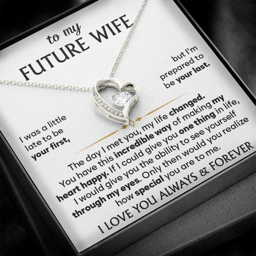 To My Future Wife - I'll Love You Endlessly - Forever Love Necklace