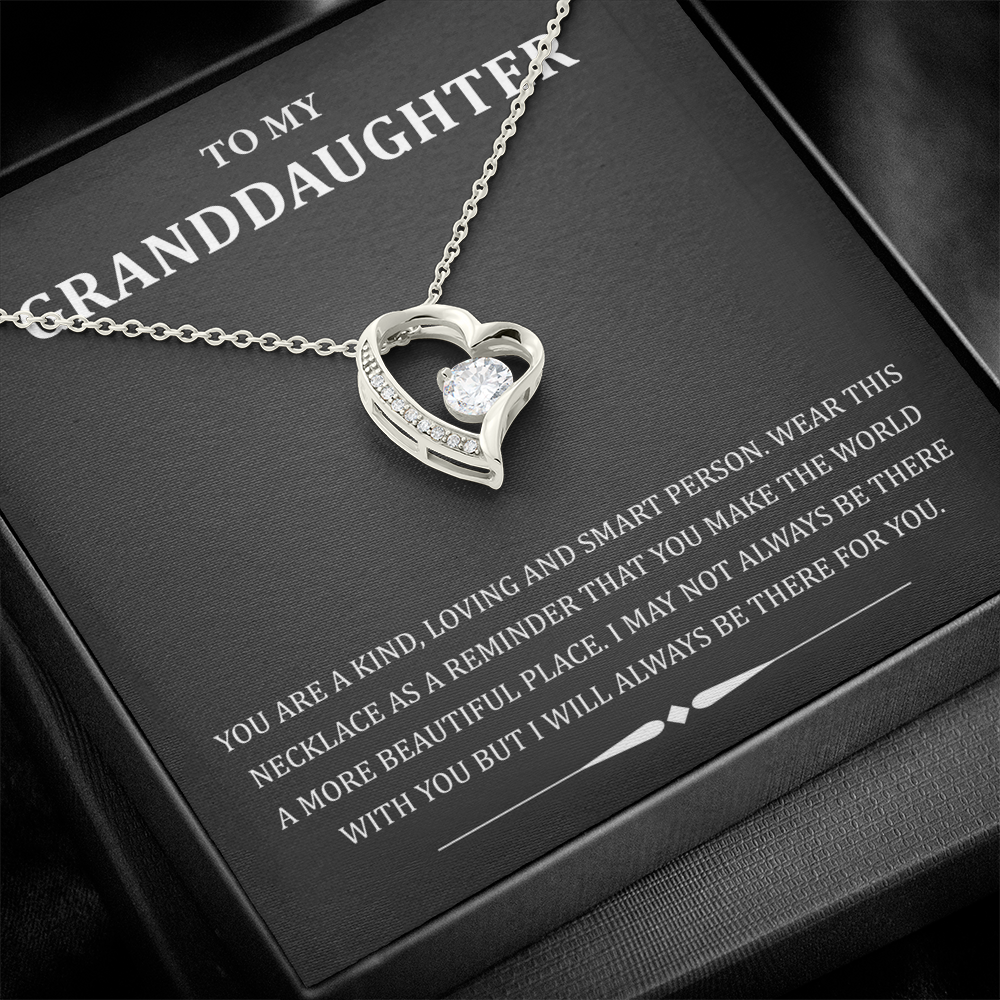 Granddaughter Necklace Gift From Grandma Grandmother Grandpa