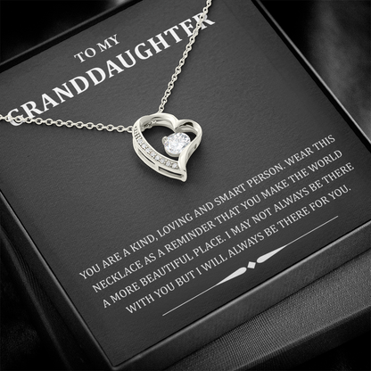 Granddaughter Necklace Gift From Grandma Grandmother Grandpa