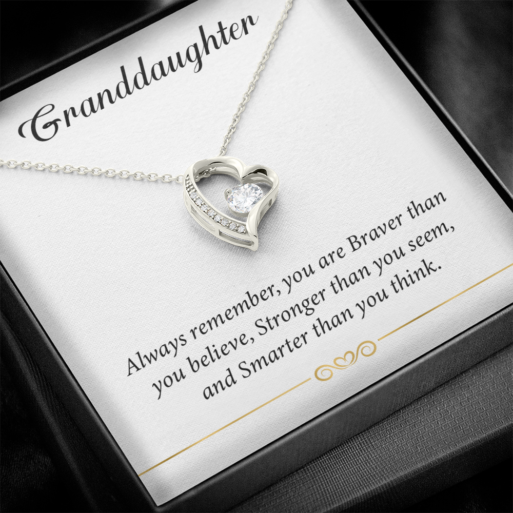Make Her Day Special With This To My Granddaughter Necklace