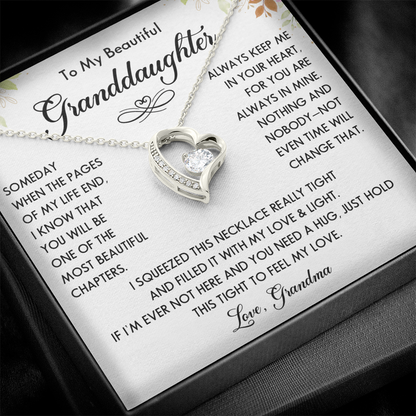To My Beautiful Granddaughter - Always Keep Me in Your Heart