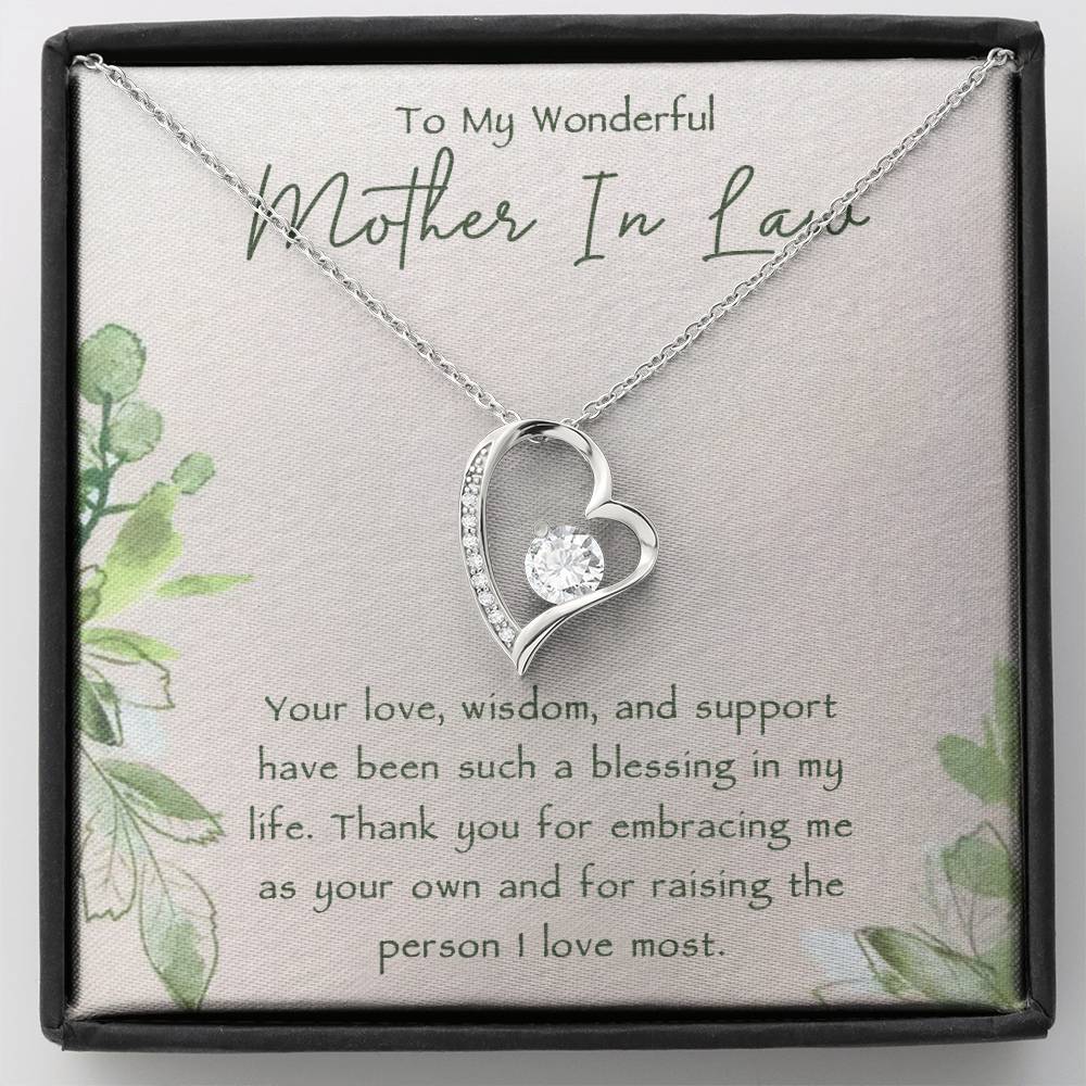 Mother In Law Necklace, Forever Love Necklace, Mother in law special Stainless Steel Necklace, Mother In Law Friend