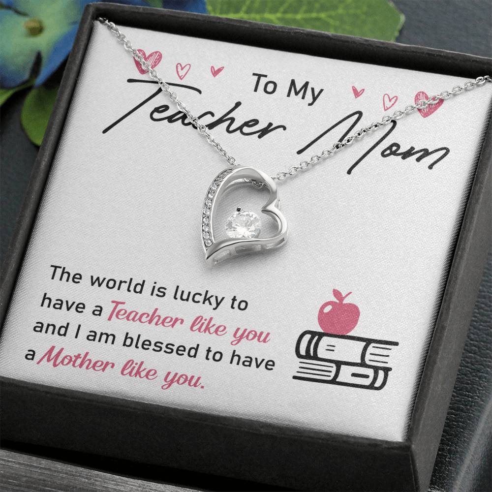 Elegant Necklace with gift box and heartfelt message