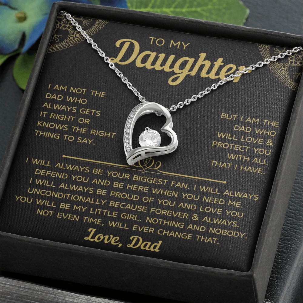 To My Daughter – Forever Love Necklace, A Timeless Gift from Dad
