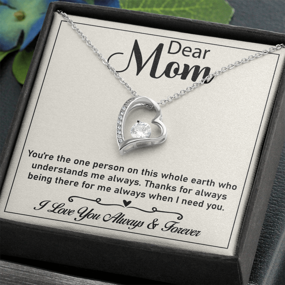 Forever Love Necklace – Elegant Jewelry Gift for New Moms, Perfect for Birthdays