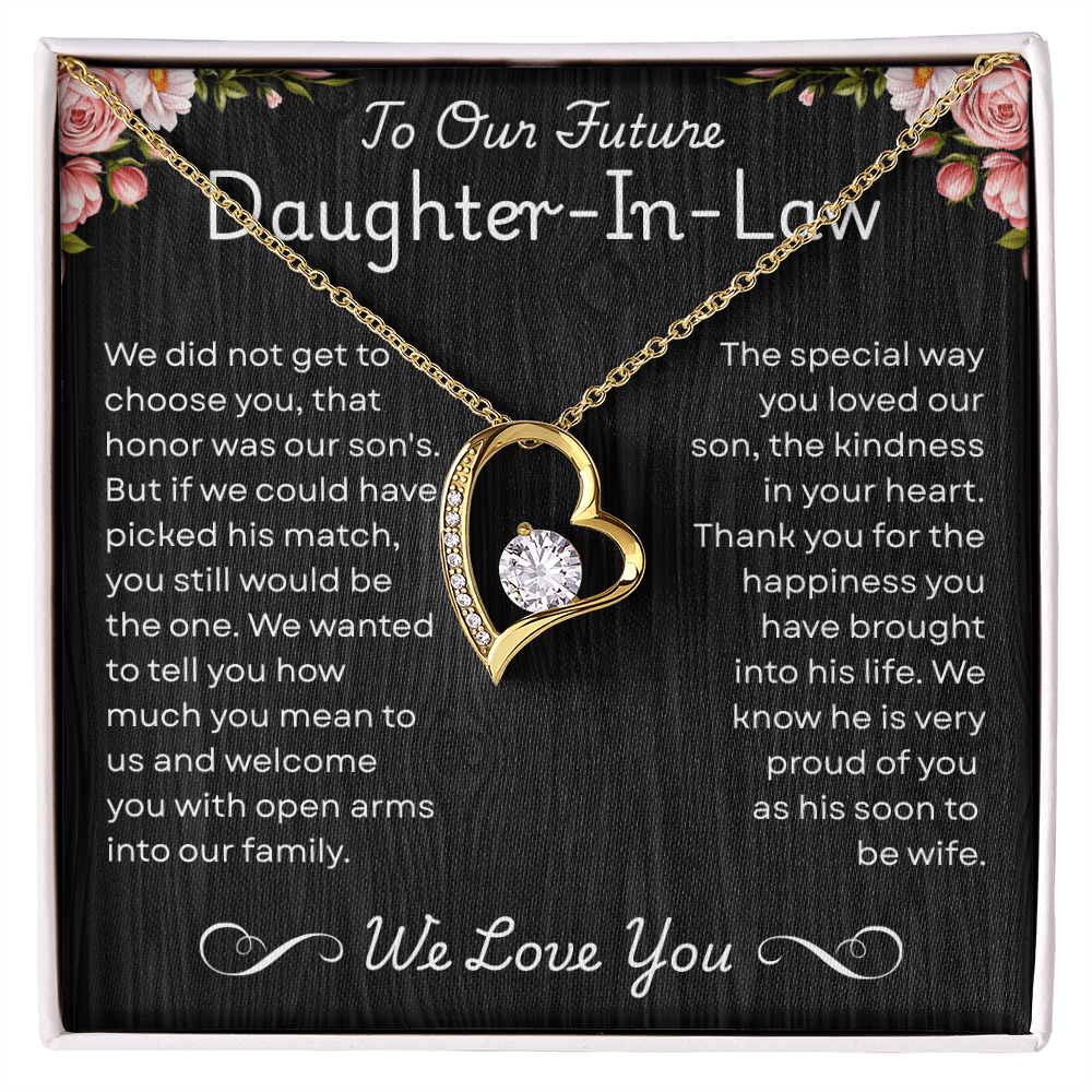 Future Daughter-in-law Love Knot Necklace - Gift From Mother-in-law