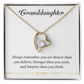 Make Her Day Special With This To My Granddaughter Necklace