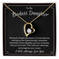 To My Badass Daughter - I Will Always Love You - Forever Love Necklace