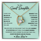 To My Daughter - Always Keep Me in Your Heart - Forever Love Necklace
