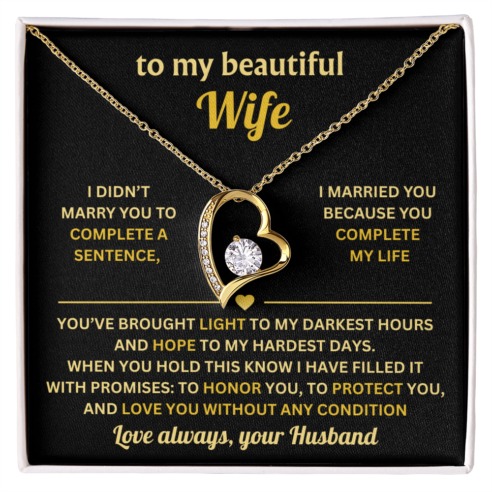 To My Amazing Wife - My Love for You is as Strong as the Day We Said I Do