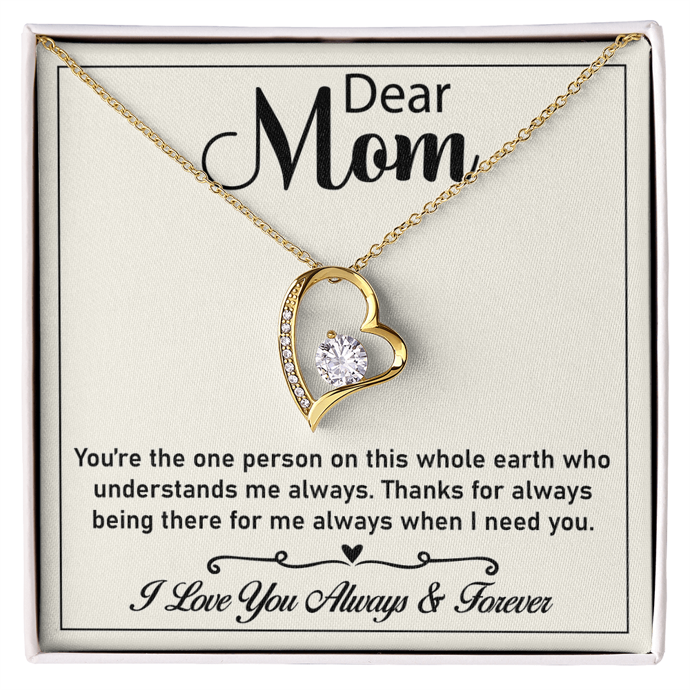 Forever Love Necklace – Elegant Jewelry Gift for New Moms, Perfect for Birthdays