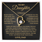To My Beautiful Daughter | Never Forget That I Love You | Forever Love Necklace