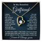 To My Girlfriend Forever Love Necklace With Message Card & Gift Box