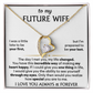 To My Future Wife - I'll Love You Endlessly - Forever Love Necklace