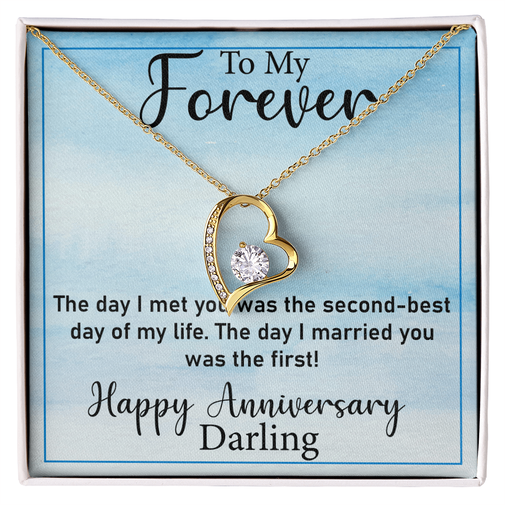 Thoughtful Gift for Wife – Forever Love Necklace, A Unique Jewelry Keepsake from Husband