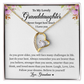 To My Lovely Granddaughter - Forever Love Necklace for Her