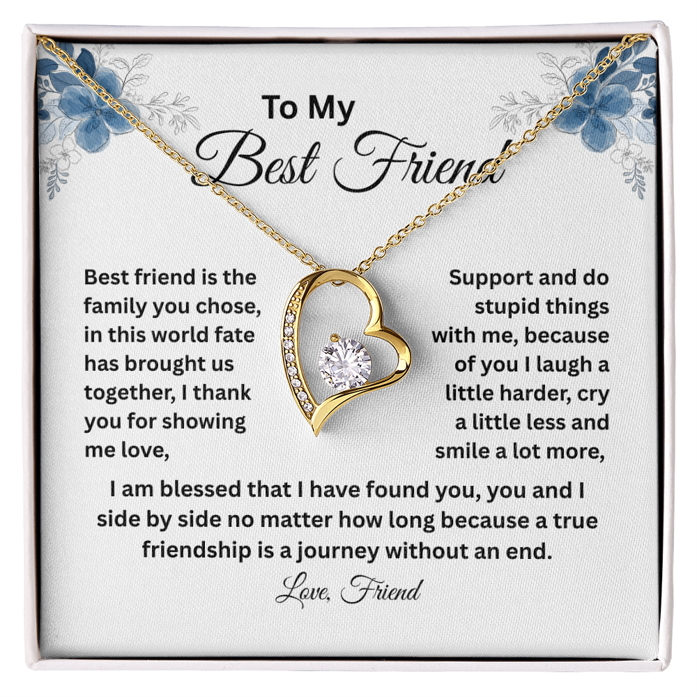 Unbiological Sister Best Friend Necklace – Matching Friendship Jewelry Gift