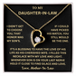 Daughter-in-Law Gifts, Wedding Necklace With Message Card & Gift Box