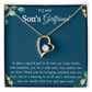 To My Son's Girlfriend Gift for Mother's Day Birthday Women's Day Jewelry
