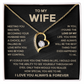 To My Wife - I Am Grateful for You Every Single Day - Necklace