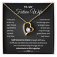 Necklace Gifts for Future Wife From Future Husband, Sentimental Jewelry Gift for Her