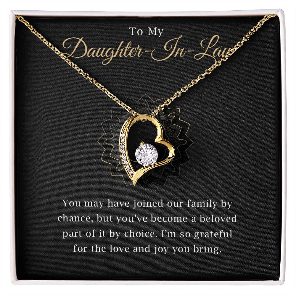 Daughter in Law Necklace Gift From Mother in Law - Forever Love Necklace