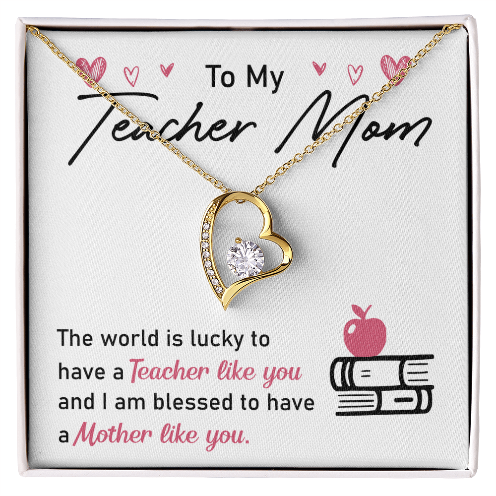 Elegant Necklace with gift box and heartfelt message