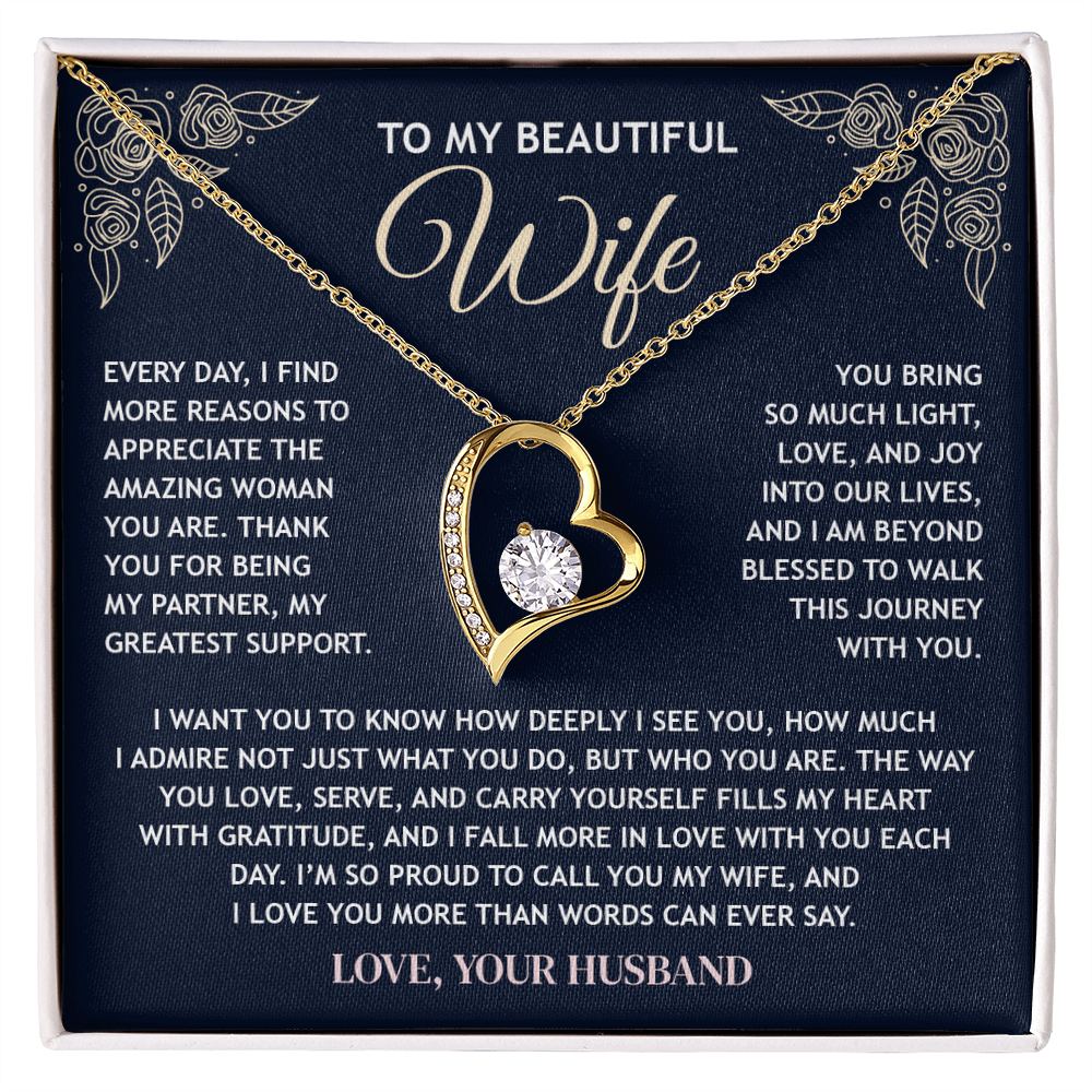 To My Dearest Wife –  My World Shines Brighter Because You're in It
