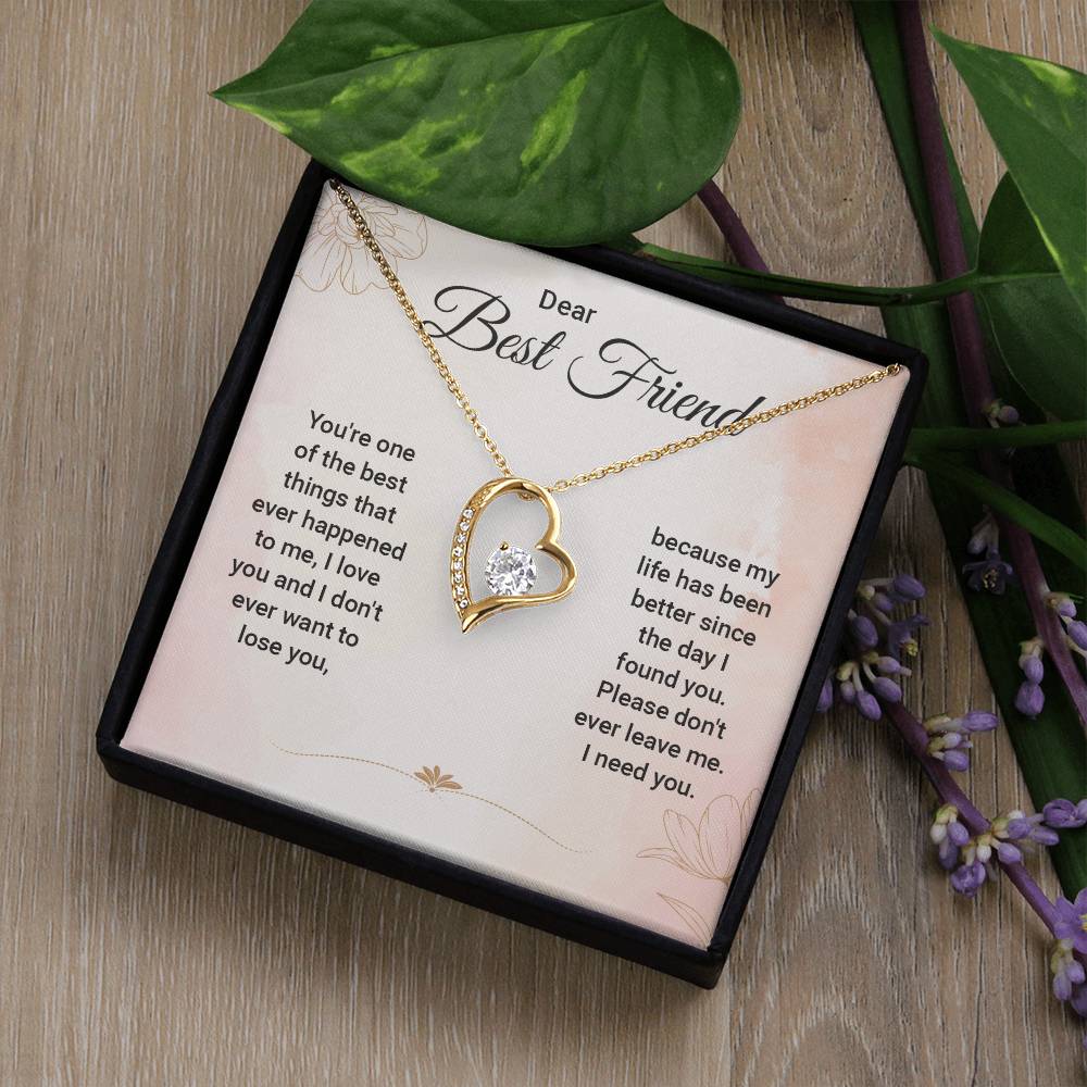 Best Friend Necklace - Unique Jewelry Gift for BFFs, Sisters, Long-Distance Friends ,Perfect for Birthdays, Friendship Celebrations & Special Occasions