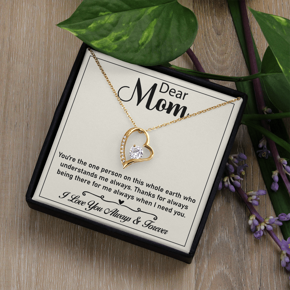 Forever Love Necklace – Elegant Jewelry Gift for New Moms, Perfect for Birthdays