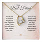 Best Friend Necklace - Unique Jewelry Gift for BFFs, Sisters, Long-Distance Friends
