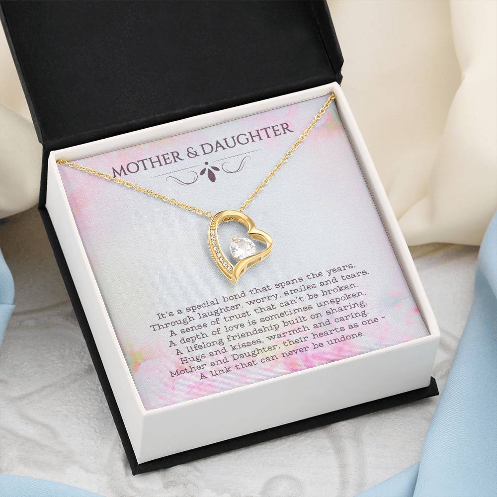 To My Daughter Necklace From Mom With Heartfelt Message & Elegant Box, Mother Daughter Necklace, Mother To Daughter Gifts From Mom, Birthday Gifts For Daughters Adult, Daughter Jewelry From Mom