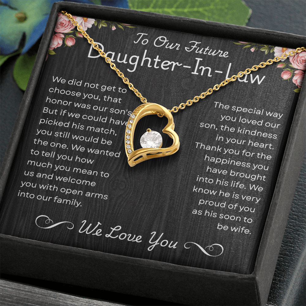 Future Daughter-in-law Love Knot Necklace - Gift From Mother-in-law
