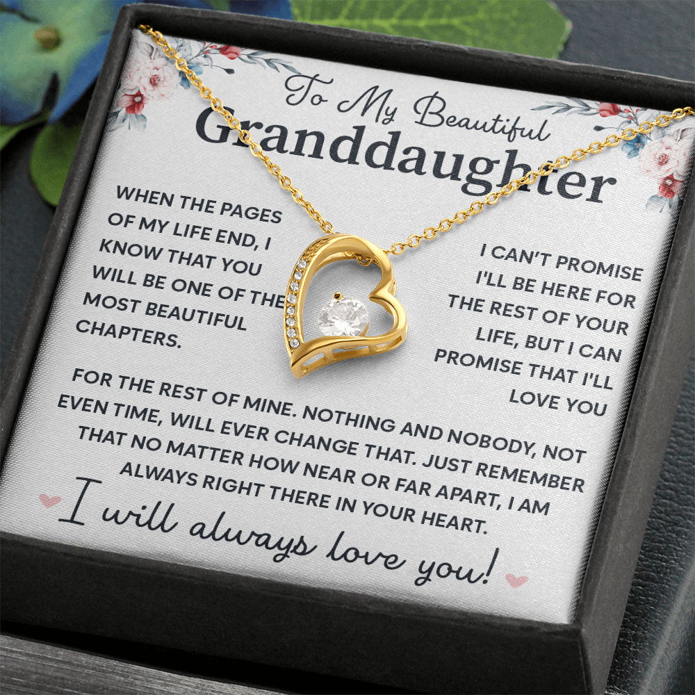 To My Beautiful Granddaughter - Meaningful Gift of Love and Connections