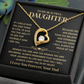 To My Beautiful Daughter - Jewelry Gift From Her Parents With Gift Box