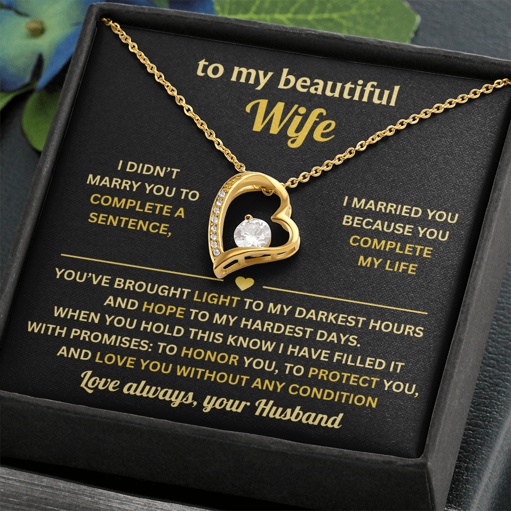 To My Amazing Wife - My Love for You is as Strong as the Day We Said I Do