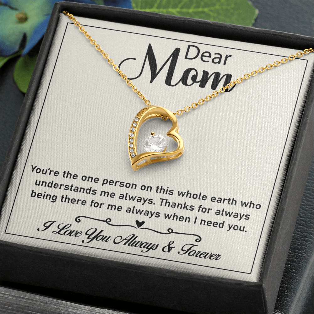 Forever Love Necklace – Elegant Jewelry Gift for New Moms, Perfect for Birthdays