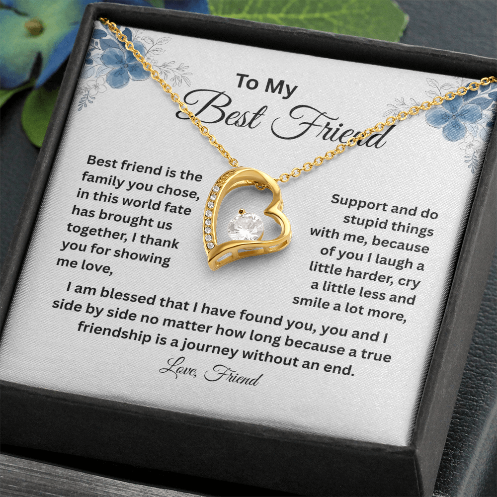 Unbiological Sister Best Friend Necklace – Matching Friendship Jewelry Gift