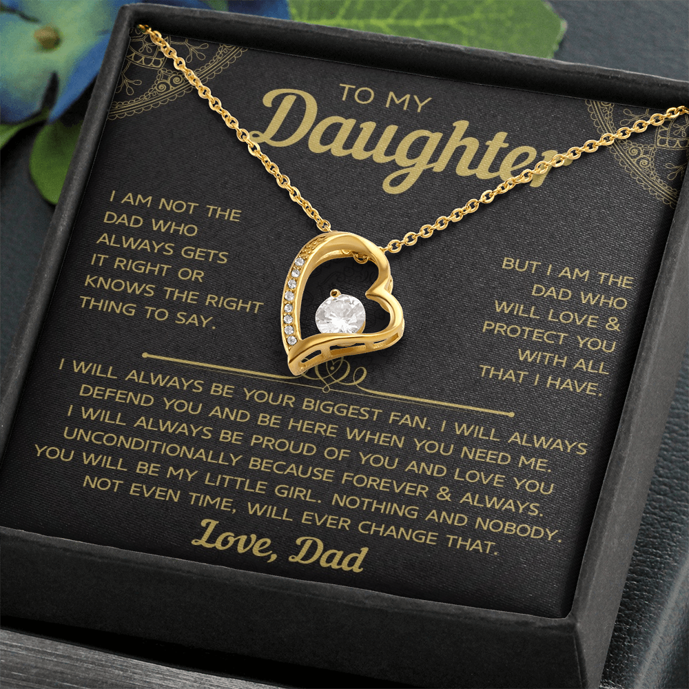 To My Daughter – Forever Love Necklace, A Timeless Gift from Dad