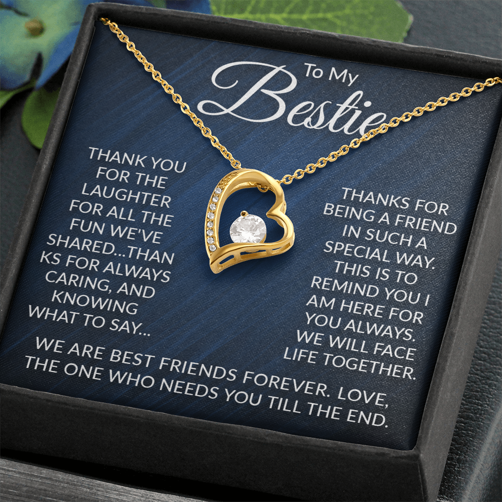 Forever Love Necklace – Meaningful Friendship Gift for Best Friend on Valentine's Day