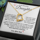 To My Daughter Necklace From Mom Dad - Mother's Day Jewelry With Gift Box