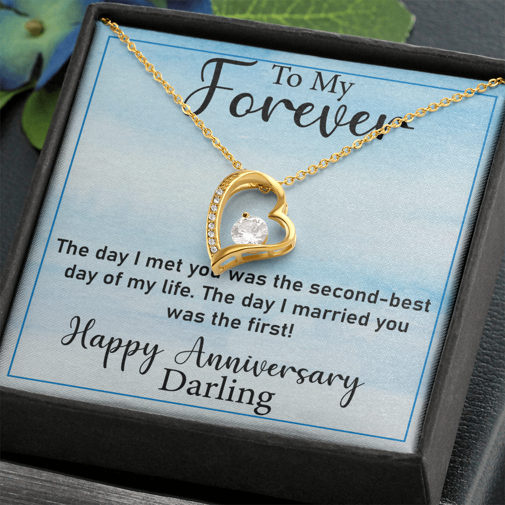 Thoughtful Gift for Wife – Forever Love Necklace, A Unique Jewelry Keepsake from Husband