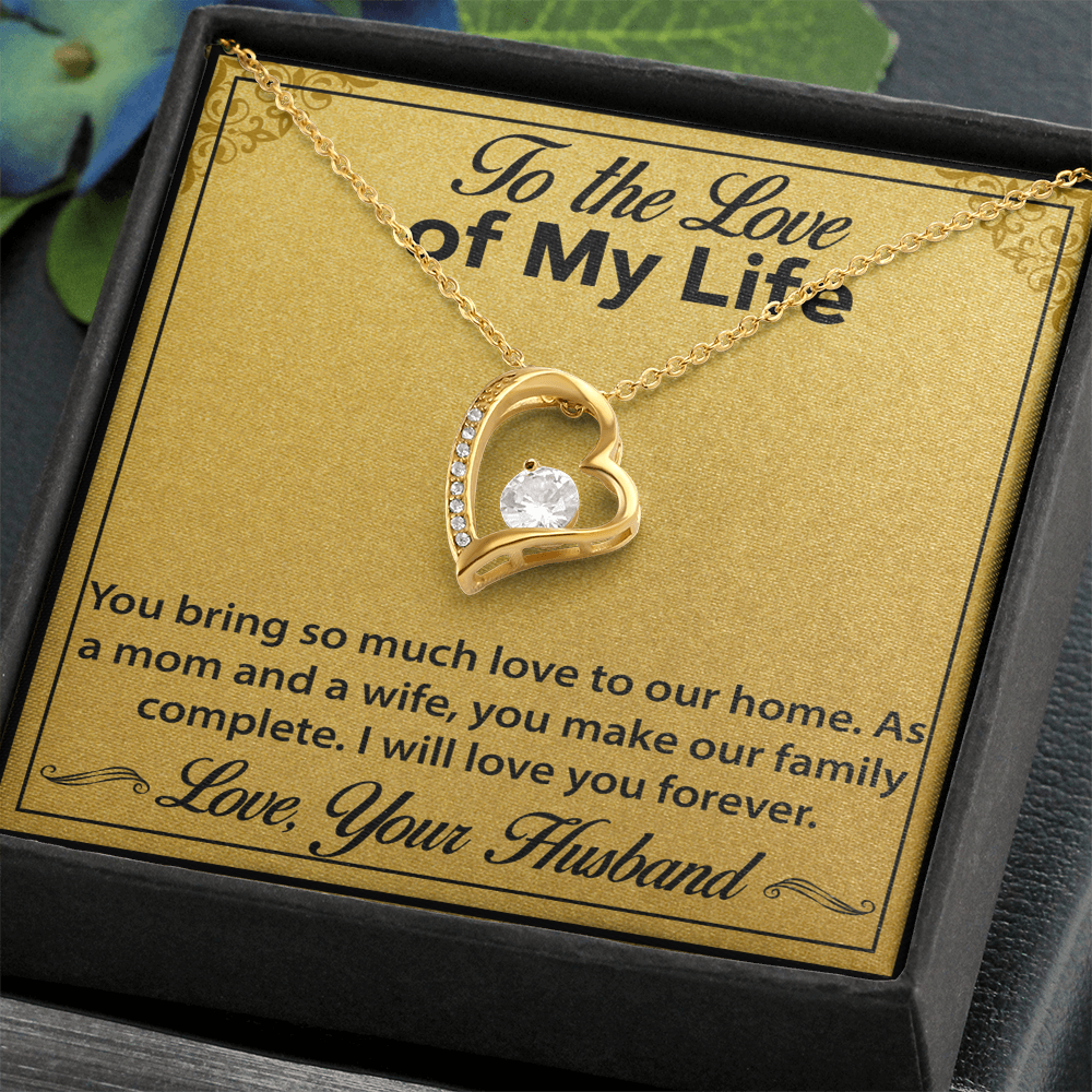 Jewelry Gift for Wife – Forever Love Necklace, A Meaningful Keepsake from Husband