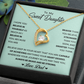 To My Daughter - Always Keep Me in Your Heart - Forever Love Necklace